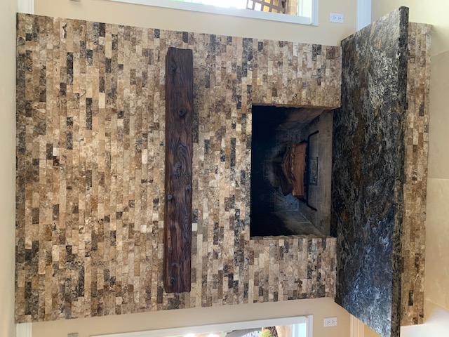Beautiful Granite Hearth Installed In, Can I Use Granite For A Fireplace Hearth